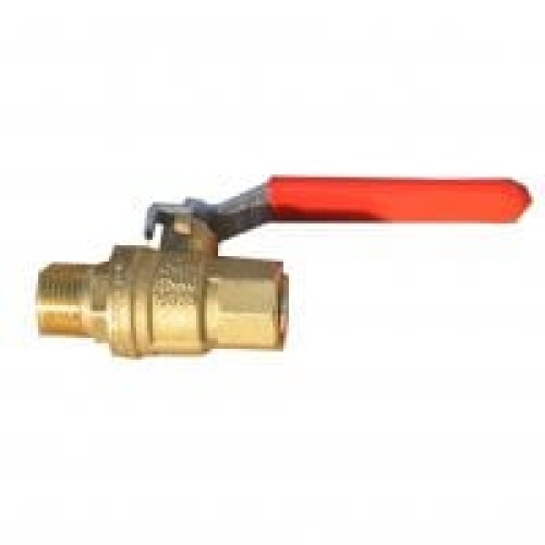 1/2" NPT (M/F) Brass Ball Valve