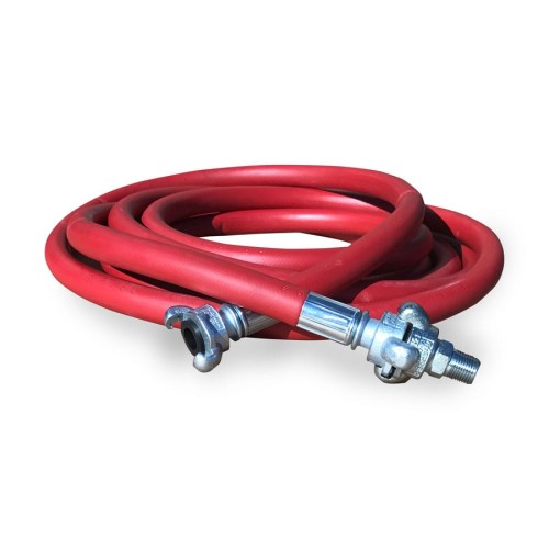 20' of 3/4" I.D. Air Supply Hose with Fittings